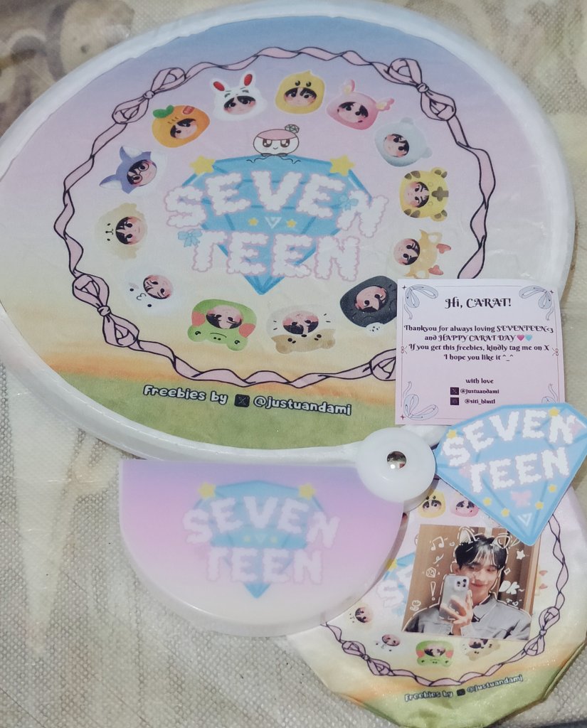 Lucu banget kipasnya 🫶 akhirnya dapat juga setelah nunggu war kedua 😭 makasih ya kaa  <a href="/justuandami/">amiii</a> 🫶🫶