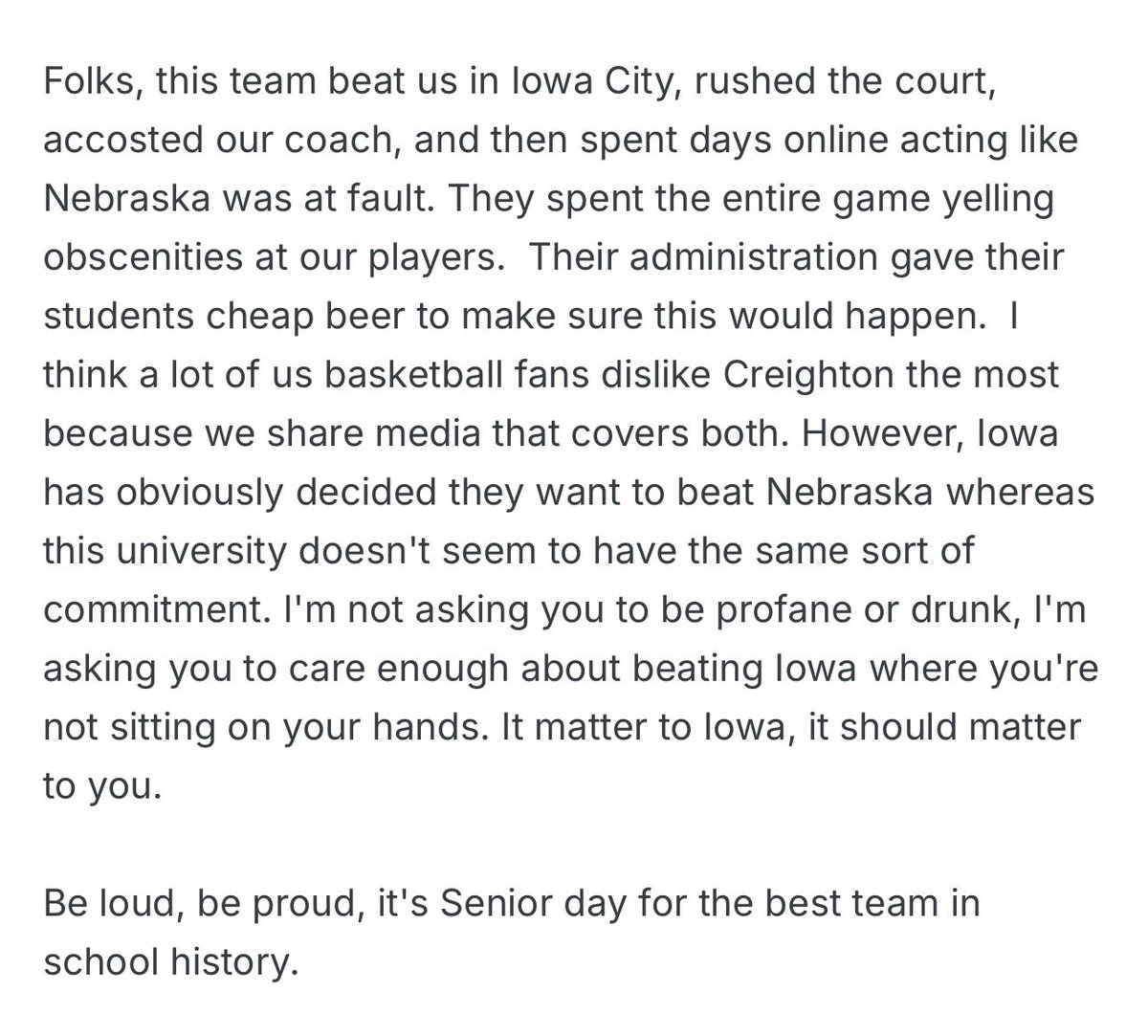 <a href="/HuskerHC/">Husker Hoops Central</a> Fucking thank you, such a good point