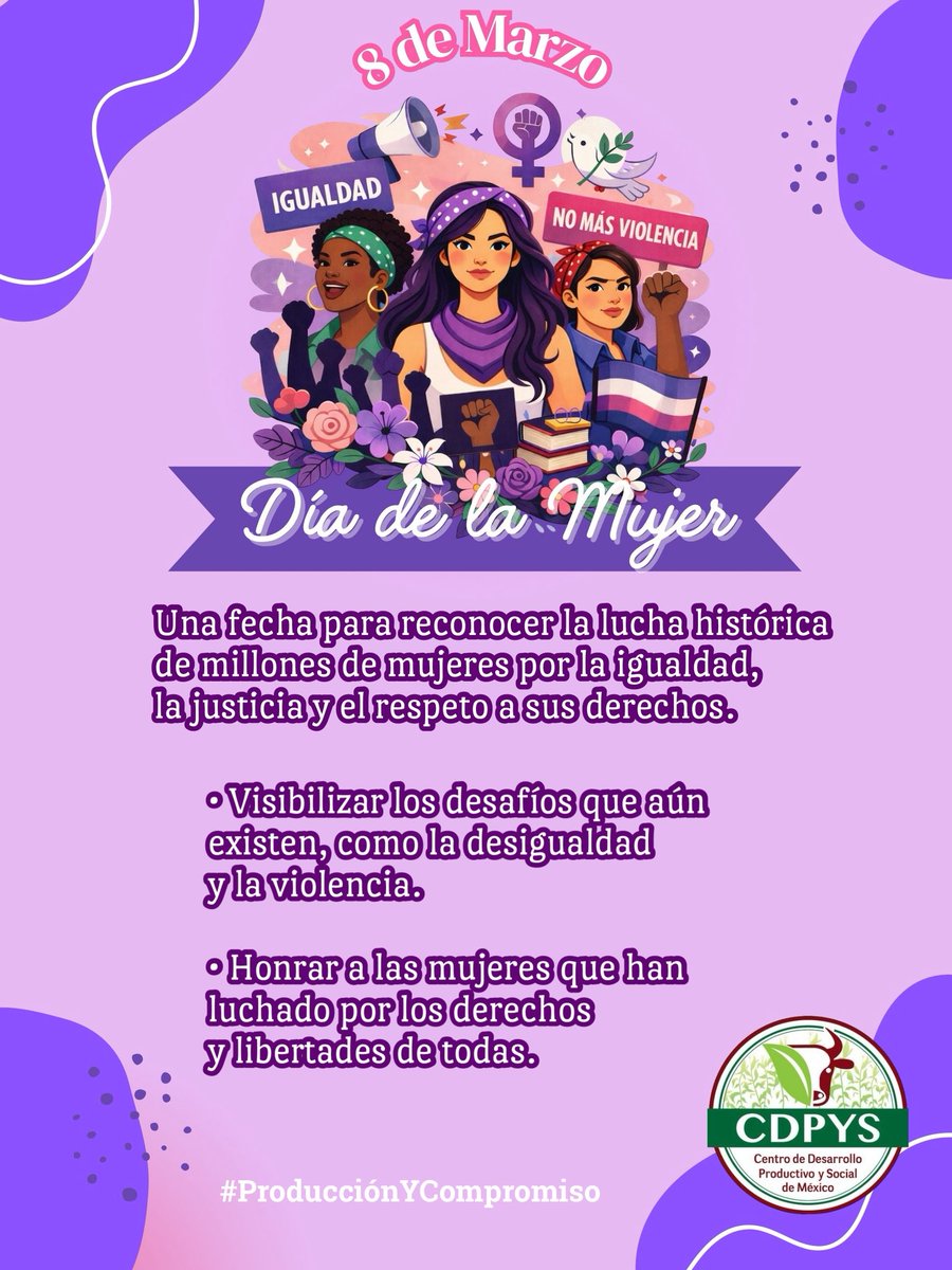cdpysMex's tweet photo. Su voz, su trabajo y su valentía siguen abriendo camino para las nuevas generaciones. 💜 👩🏼👩🏻👩🏽#DiaInternacionalDeLaMujer https://t.co/WFmqZ309IZ