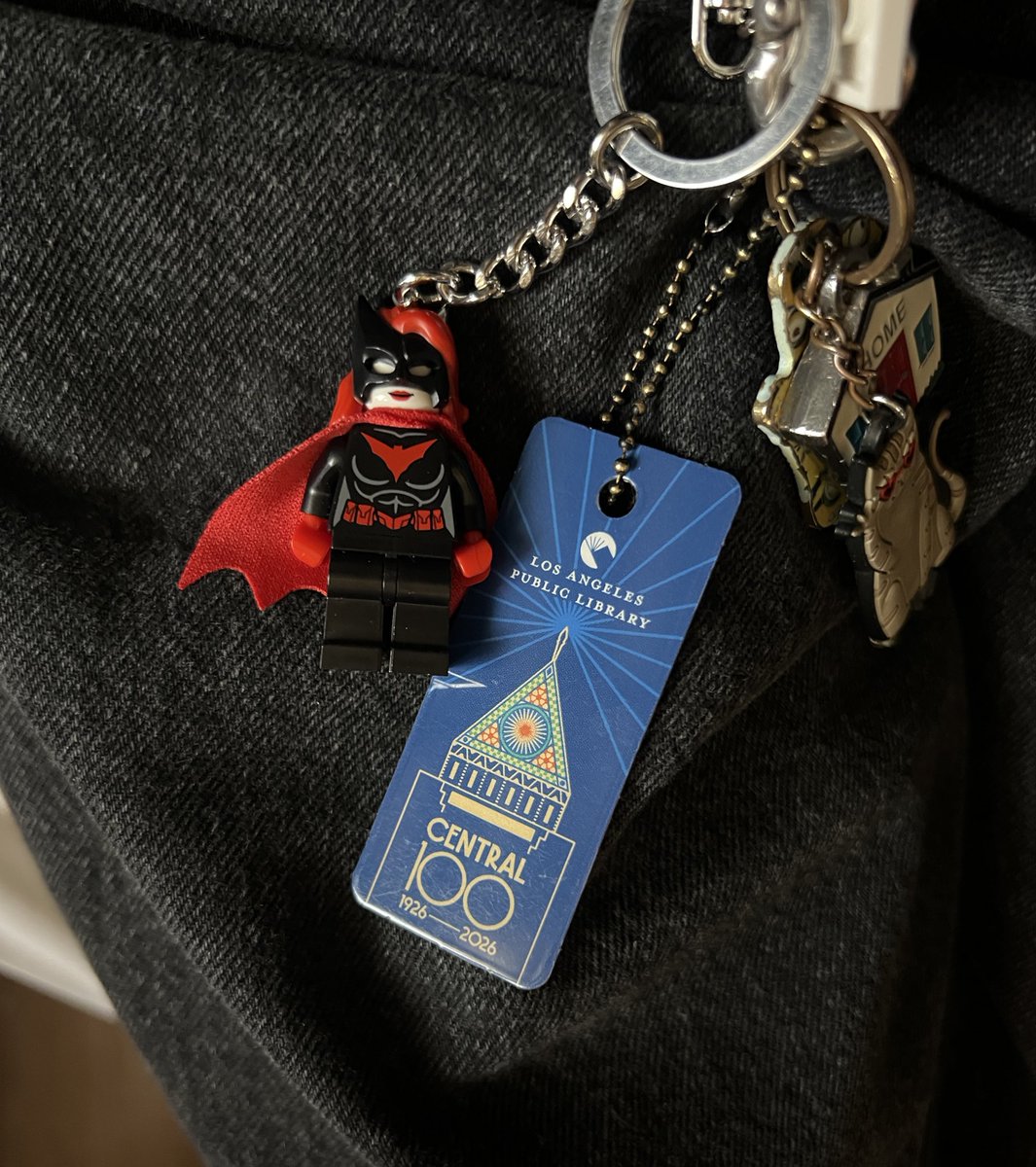 batwoman on the carabiner