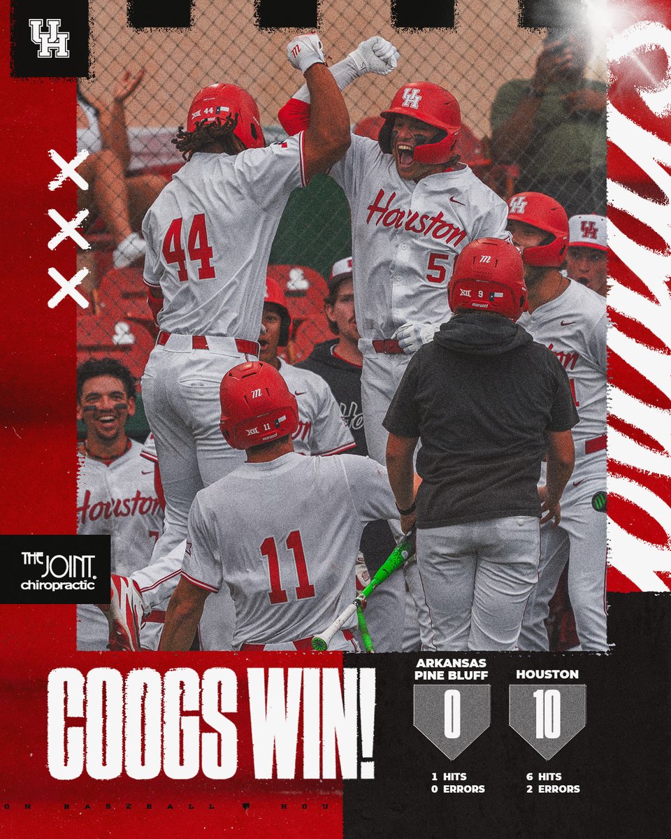 UHCougarBB's tweet photo. Run-rule win to close out the weekend 👏 https://t.co/yWS0h3E5qF