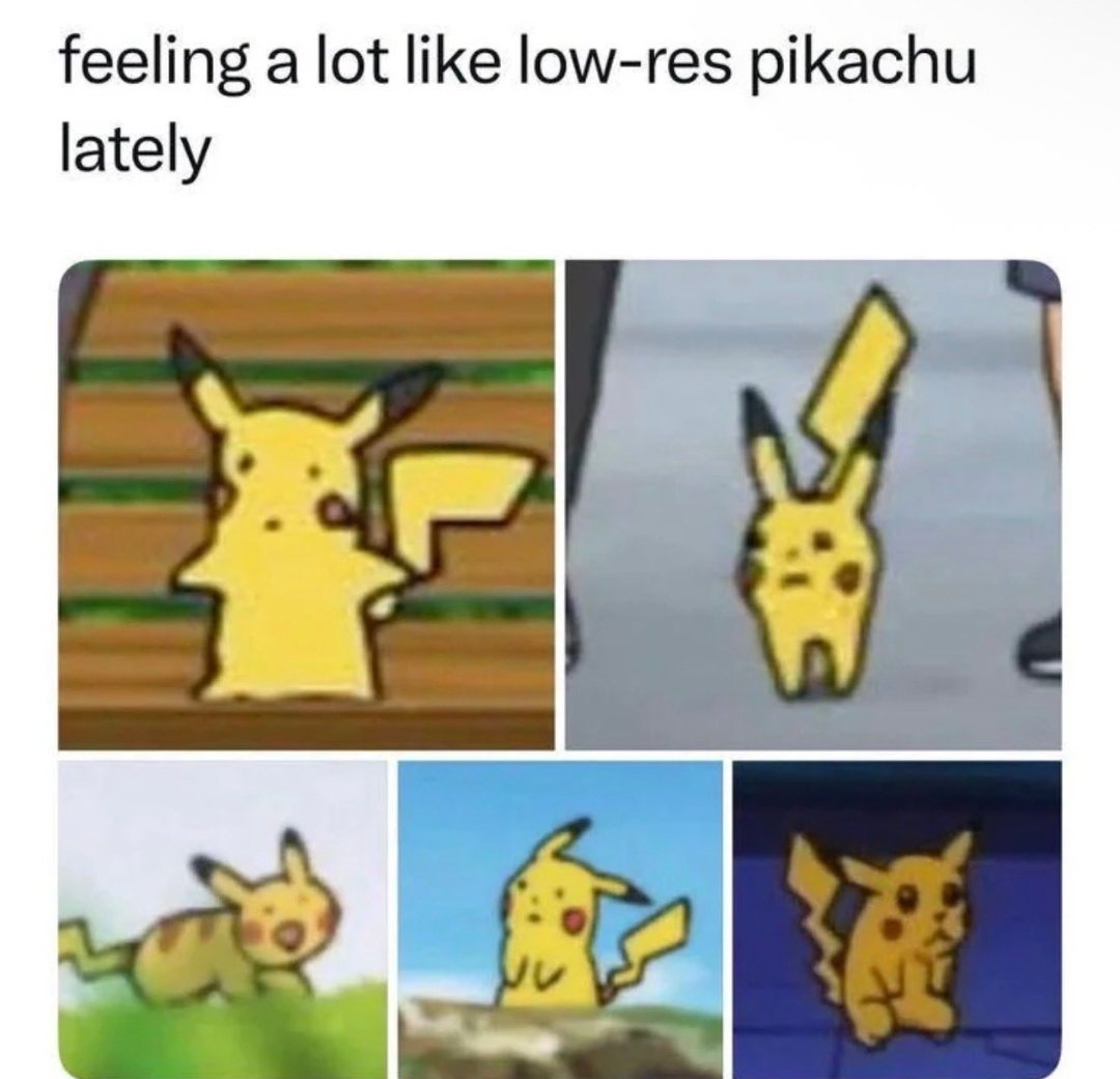 Low-res Pikachu😳