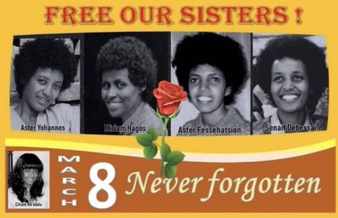 solsemere's tweet photo. On International Women’s Day remember #Eritrea|n women denied freedom. #Ciham remains jailed as retaliation against her father. #PFDJ must end. #EBRF for democratic transition. #EBRF #TransnationalRepression #BlueRevolution #Eritrea #NoMorePFDJTerror #HumanRightsForAll @BeyeneGerezghe1 @CmaDawit @BereketKahsai1 @EGerasouli35992 @BradSherman @darrell @KjetilTronvoll @TiborPNagyJr @martinplaut @mrubin1971 @SenateForeign @washingtonpost @senatorscarr @SenAdamSchiff @SenatorDurbin @tedcruz @DrJPPham @SenJeffMerkley @DrChTouati @UN_HRC @UN @hrw @amnesty @IntlCrimCourt @washingtonpost @BBC @AJEnglish @_AfricanUnion @afric_insde
