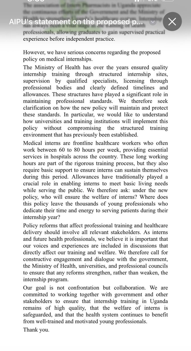 Intern Pharmacists of Uganda tweet media