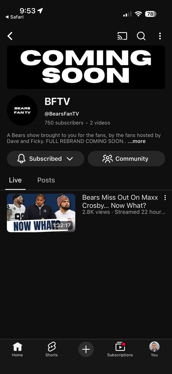 illinick31's tweet photo. @itsfickybaby @davebftv @BearsFanTV Done! 🐻⬇️! https://t.co/JScTlPFRQt