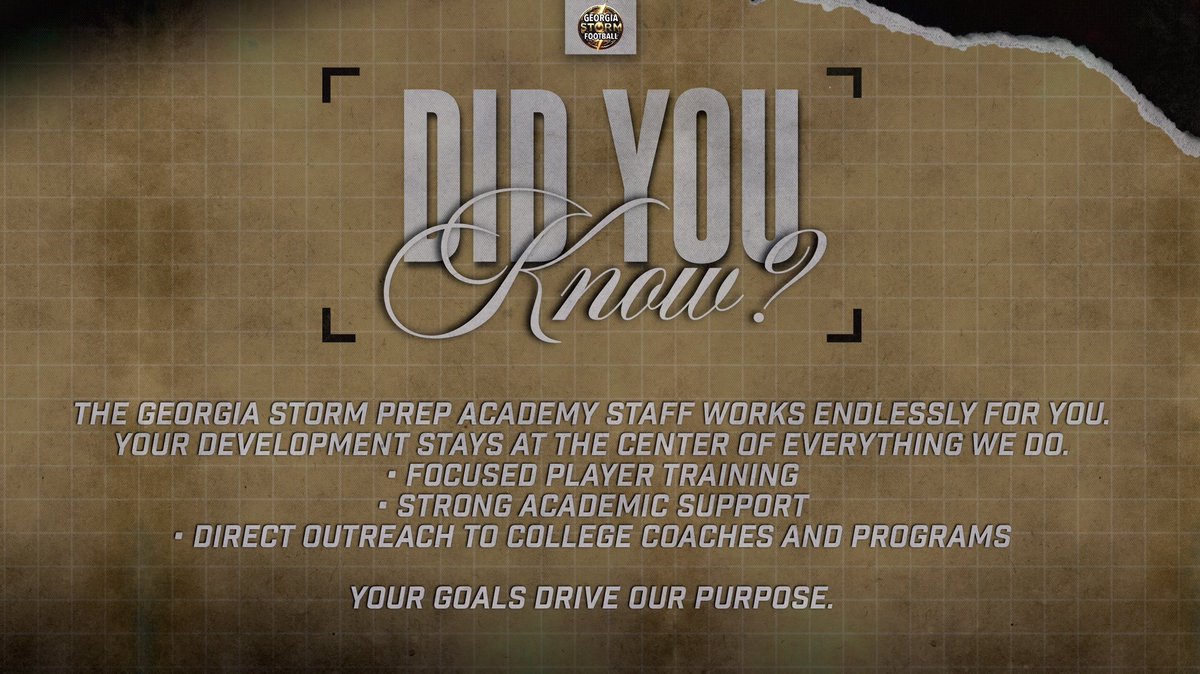 Georgia Storm Prep Academy tweet media