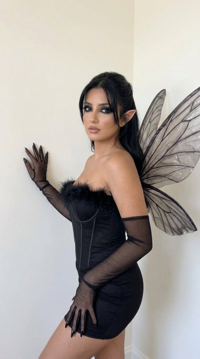 Dark Fantasy Fashion Portrait Prompt example 2