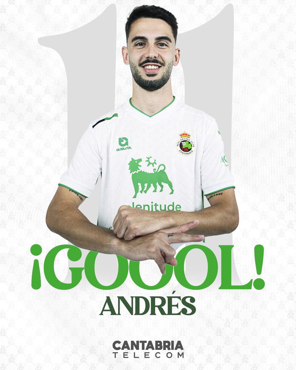 🎯 ¡¡¡GOOOOOOOOOL GOL GOL GOL GOL GOL DE ANDRÉS MARTÍN!!!

⏱️ 16' (1-1) 
#️⃣ #RacingCordoba