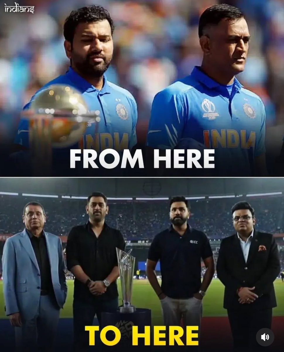 navi_ningappa's tweet photo. Rohit Sharma 🤝🏻 Ms Dhoni🇮🇳❤️ https://t.co/9sEDMlsK3E