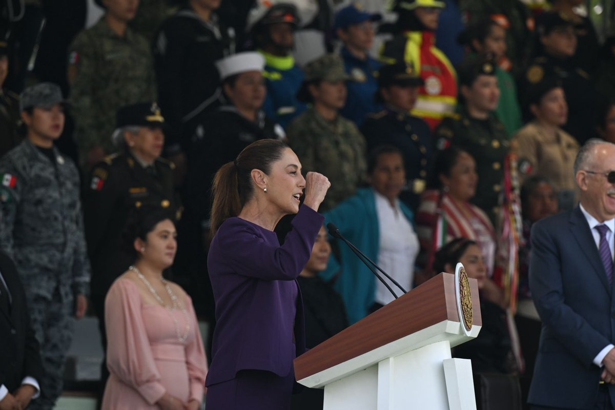 LoÚltimo | 🇲🇽 El día de hoy, 8 de marzo, se realizó en el Campo Marte el evento conmemorativo por el Día Internacional de las Mujeres, encabezado por la presidenta de México,