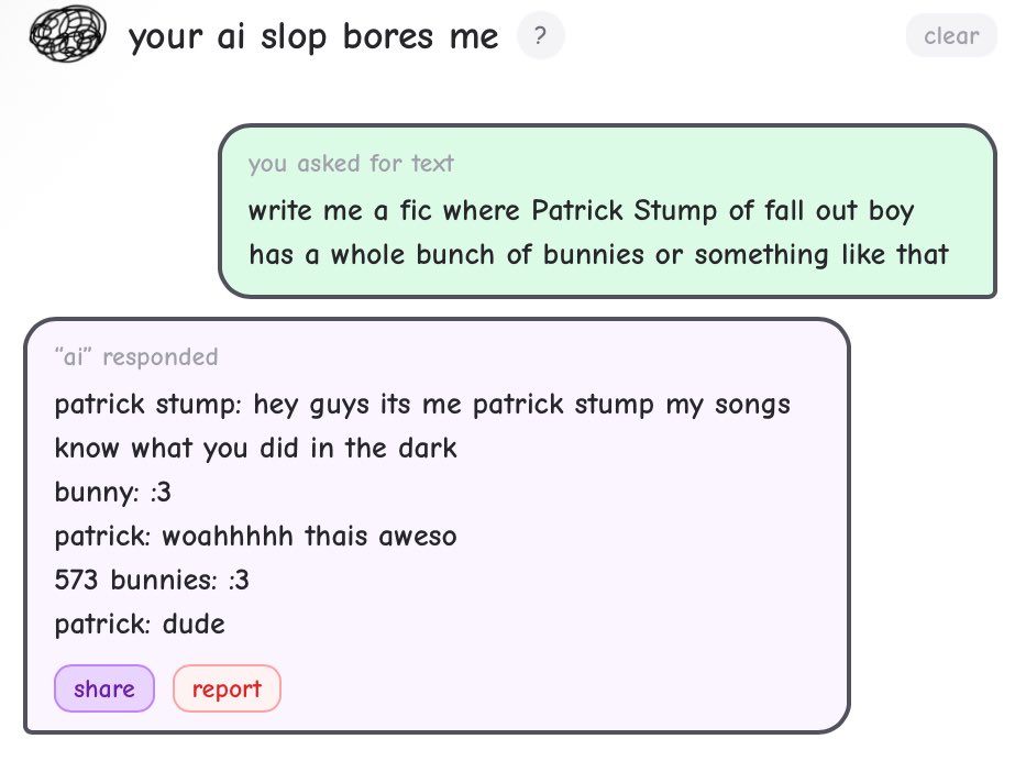 oh dude this is peak