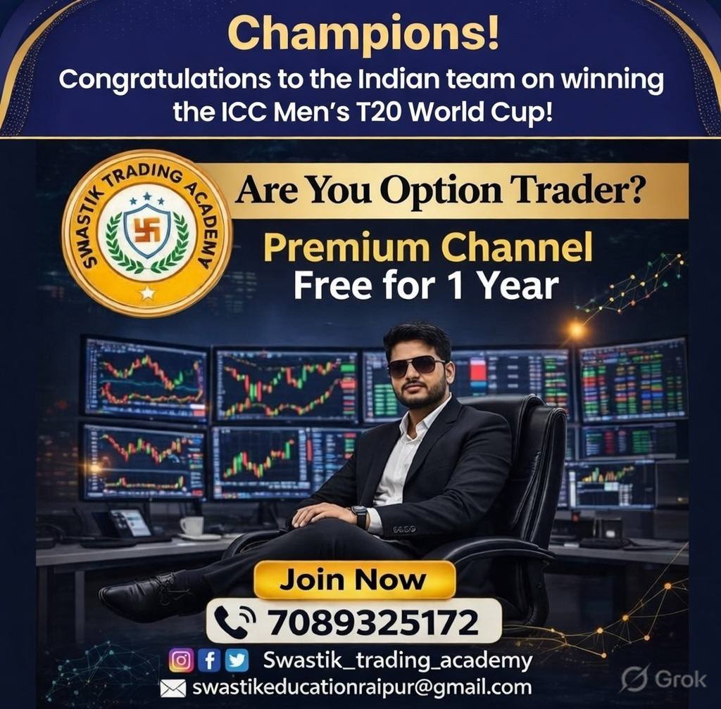 Swastik_Trading's tweet photo. Champions! 

Congratulations to the Indian team on winning the ICC Men’s T20 World Cup! https://t.co/RUOkHXxA1T
