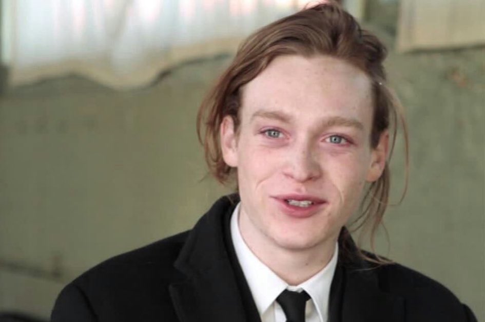 weirdgenerosity's tweet photo. caleb landry jones, bts of antiviral (2012) https://t.co/wfymK420EY