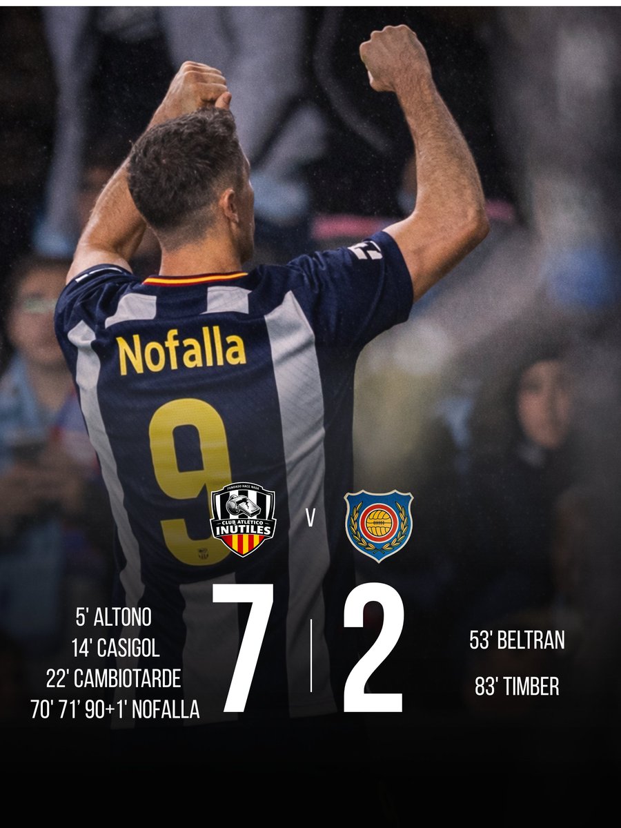 CA_Inutils's tweet photo. Nuestro debut en liga y en casa😍🖤🤍 https://t.co/8ZcVupDPzk