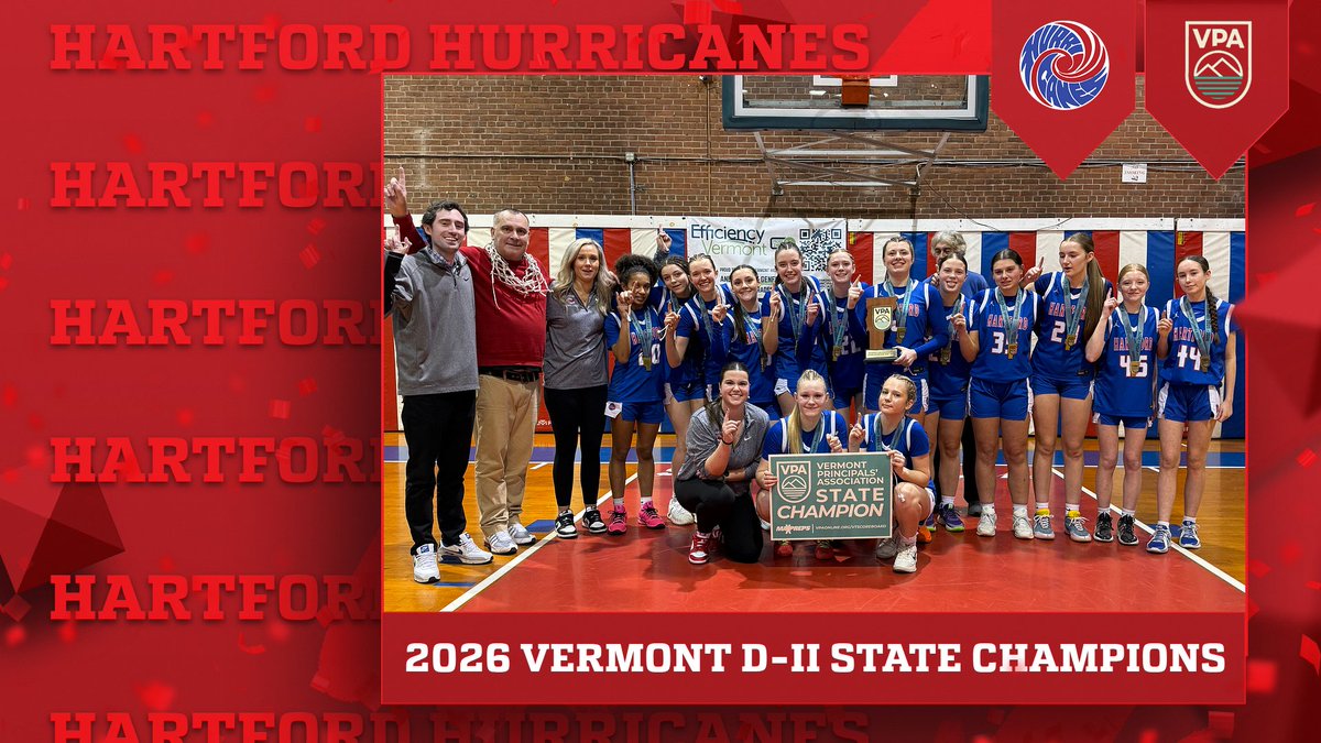 hcaneswirl's tweet photo. The Hartford Hurricanes are your 2026 D-II Vermont State Champions!  Canes defeated Lamoille 37-20 in the title game.  Congratulations!!! https://t.co/CE971wbUXg