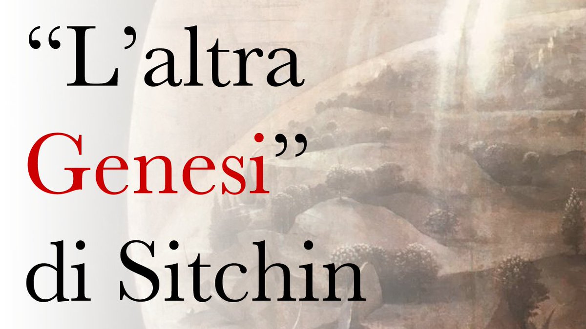 CuscitoErgoSum's tweet photo. Tra pochi minuti, alle 19, parlerò de “L’altra #Genesi” di Zechariah #Sitchin, un esempio da manuale di come NON si interpretano le fonti antiche, sia i testi #sumeri, sia la #Bibbia:  https://t.co/lnSXhGOSKl
#scienza #paleoastronautica https://t.co/bpBQvTBlIG