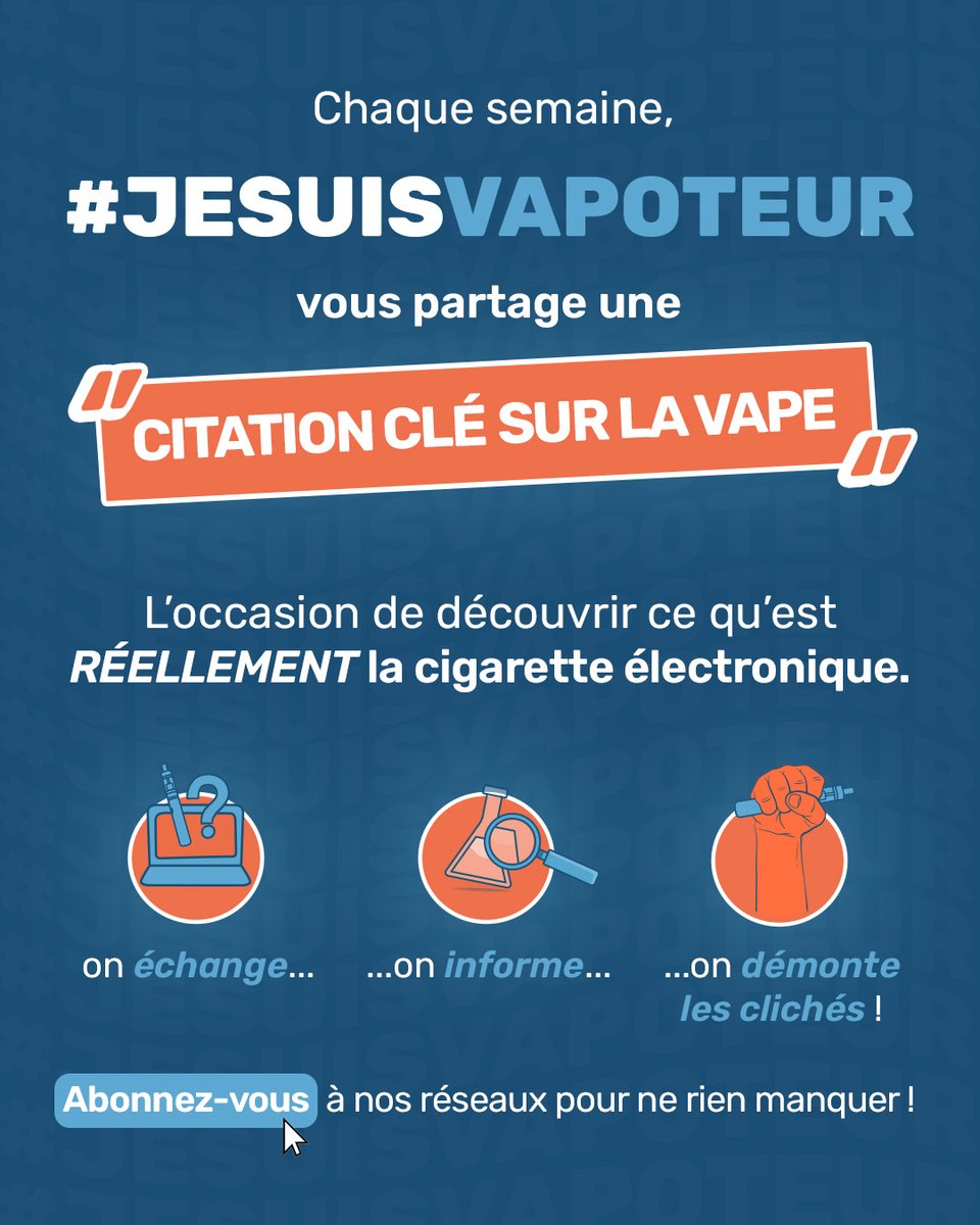 Arrêtons de confondre cigarette et cigarette électronique, fumée et vapeur. La première tue près de 200 personnes chaque jour en France. La seconde aide les personnes fumeuses et ex-fumeuses à combattre leur addiction sans en passer par ce qui tue : la fumée.

Inhaler de la