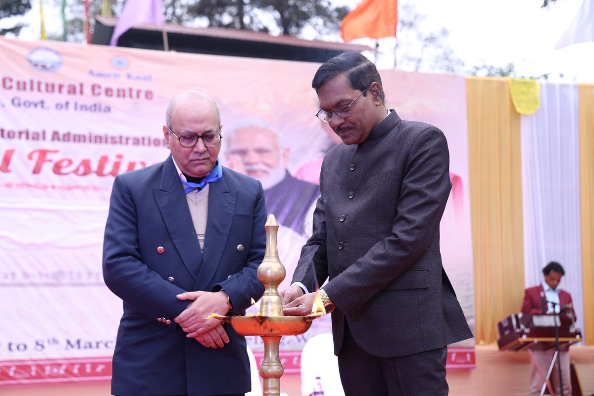 ezcckolkata's tweet photo. Eastern Zonal Cultural Centre, Kolkata, Ministry of Culture, Government of India in collaboration with Gorkhaland Territorial Administration organised Hill Festival  to showcase the rich traditions and customs of the hill communities, including music and dance at Darjeeling, West Bengal from 6 to 7 March, 2026.
The programme was inaugrated by Dr. Sarup Prasad Ghosh, Director, Maulana Abul Kalam Azad Institute of Asian Studies, Kolkata, Ministry of Culture, Government of India and Shri. Ashis Kumar Giri, Director, Eastern Zonal Cultural Centre, Kolkata, Ministry of Culture, Government of India.
A Recap from the most memorable moments.
#CultureUnitesAll
@MinOfCultureGoI  @AmritMahotsav @gssjodhpur @Rao_InderjitS