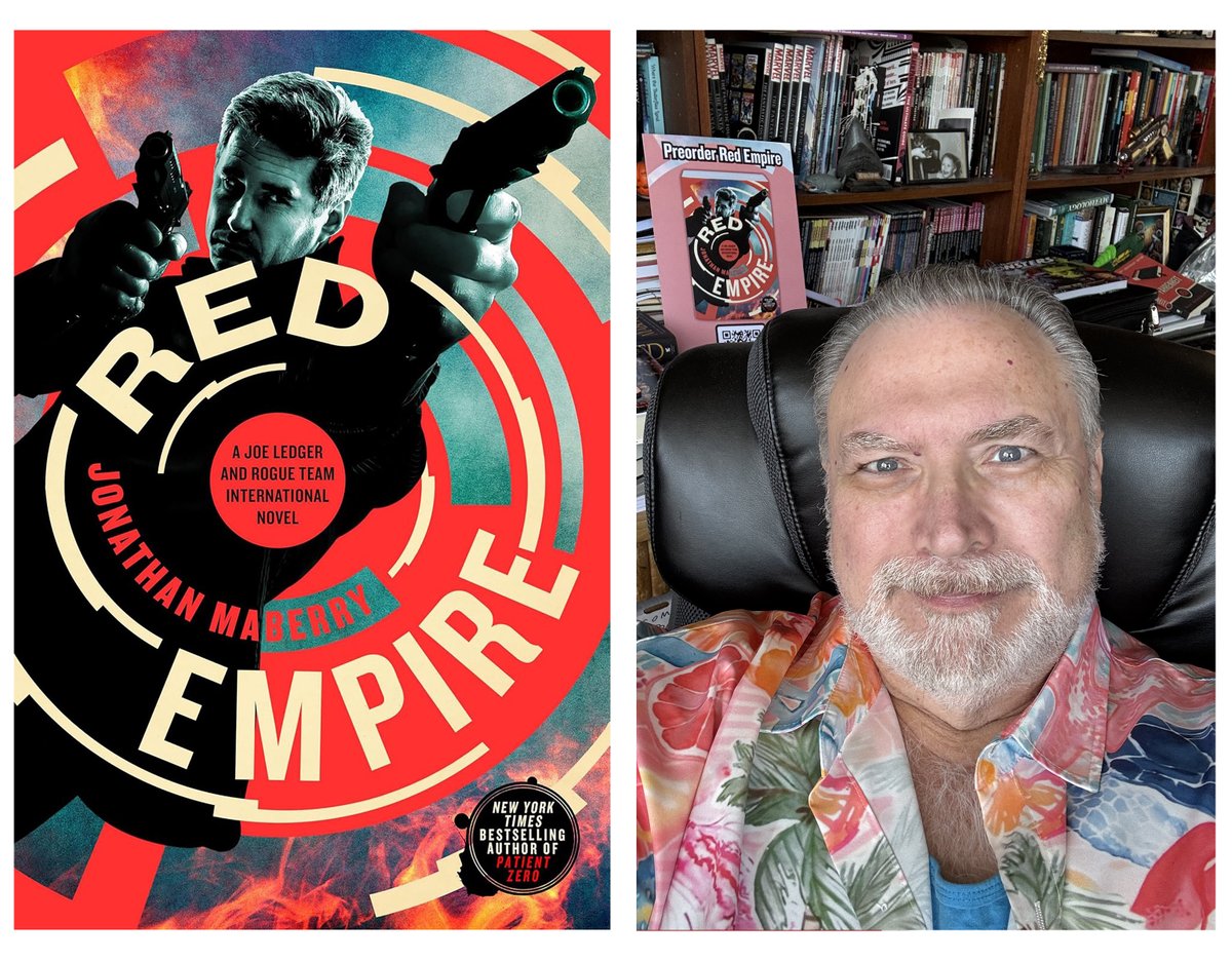 JonathanMaberry's tweet image. Join me for launch event and signing for RED EMPIRE 7pm at Mysterious Galaxy (3555 Rosecrans St, San Diego) Click here for info: mystgalaxy.com/31126Maberry 

#booklaunch #BookLaunch2026 #booklaunchevent #RedEmpire #joeledger #Bestseller #thriller #newrelease