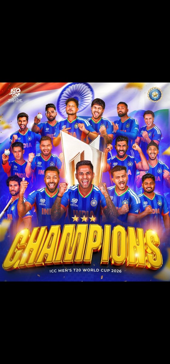 abhi4883's tweet photo. Congratulations team india 🎊🎊🎊👏🎊 https://t.co/2nswnPv6ig