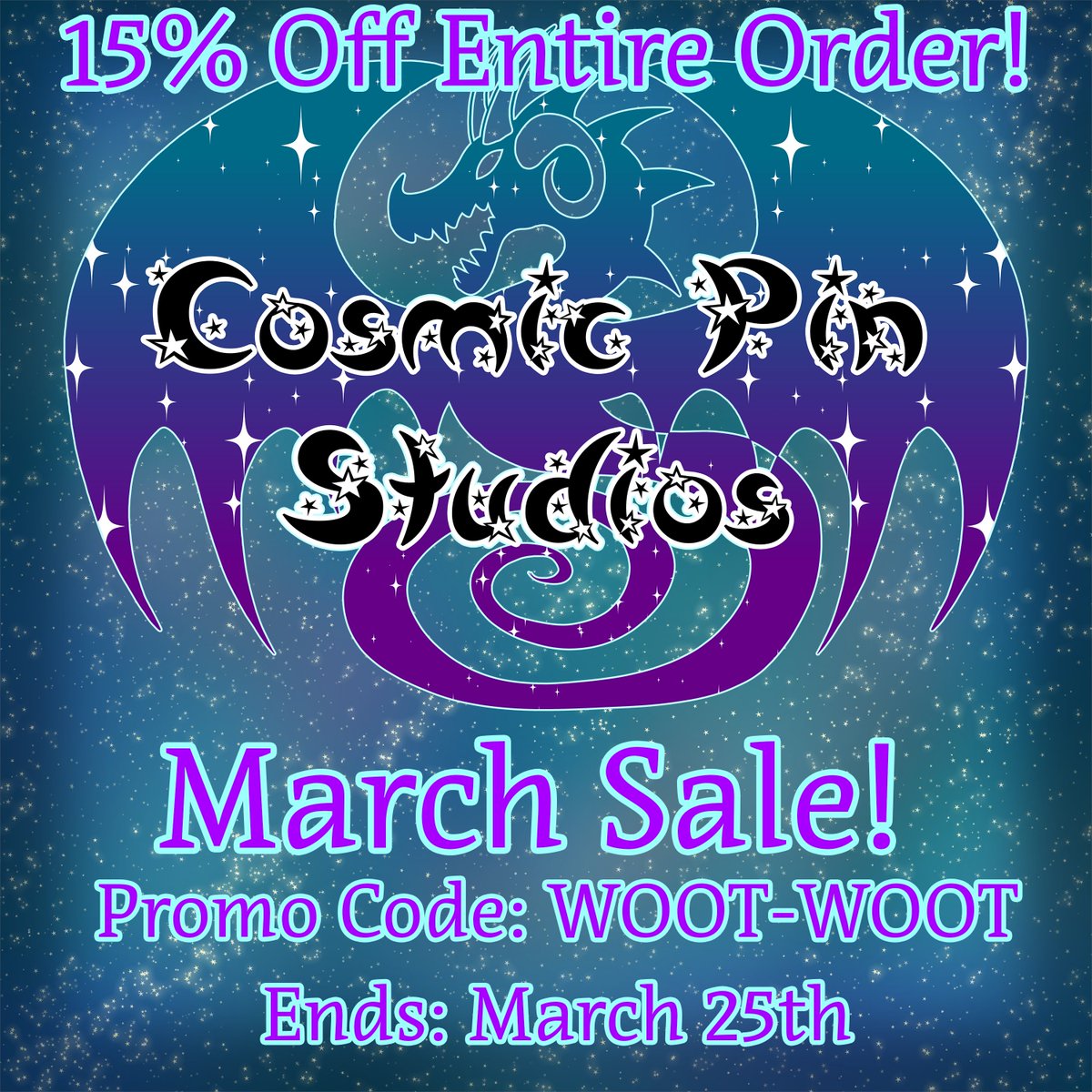 Cosmocodile's tweet photo. Doing a little March promo sale!
All merch, both in-hands and pre-order!
Ends: March 25th!
Promo Code: WOOT-WOOT
❤️❤️❤️
Link down below!
👇
#hazbinhotel #smallshop #springsale #sale #Dragon #dragons #pin https://t.co/7a0Qp7qhiH