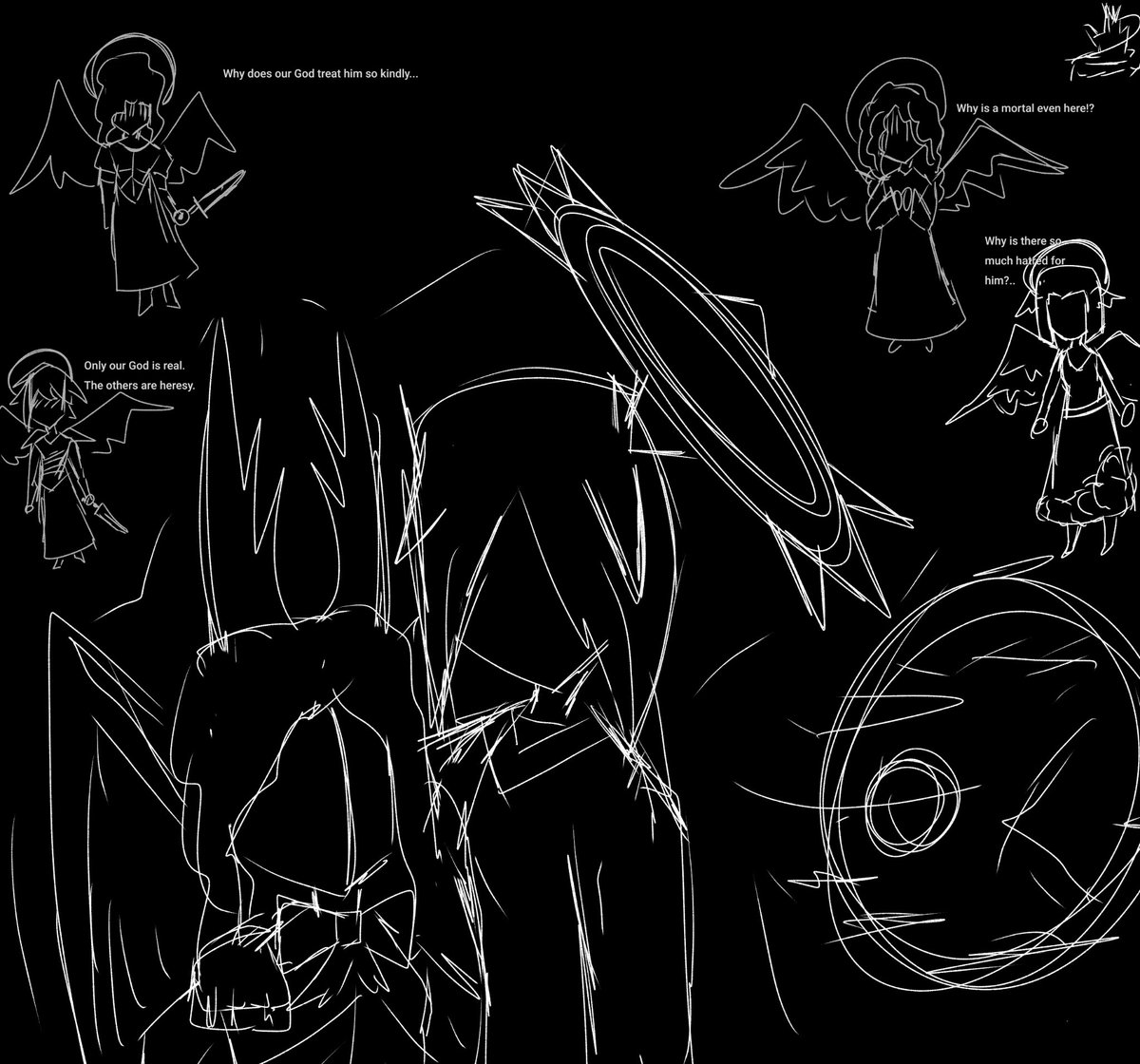 Buttercuppp63's tweet photo. Not all angels like the new gods..
#beyondtheuniverse  #btu #sketches https://t.co/ElHu9aLonw