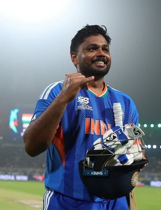RahulMaggo10's tweet photo. Congratulations to the India national cricket team on winning their 3rd ICC Men's T20 World Cup title! 🇮🇳🏆
Back-to-back champions — proud moment for India. 💙
Well played Sanju Samson — 3 matches, 3 crucial innings. What a performance🔥 #INDvNZ #T20WorldCup2026final #TeamIndia https://t.co/k816AZJuGH
