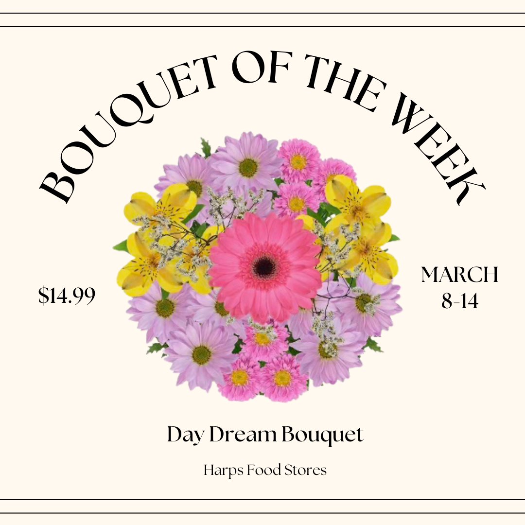 Day Dream Bouquet ☁️💐—fresh flowers that feel like a little break from reality.
–
Available all week long for just $14.99