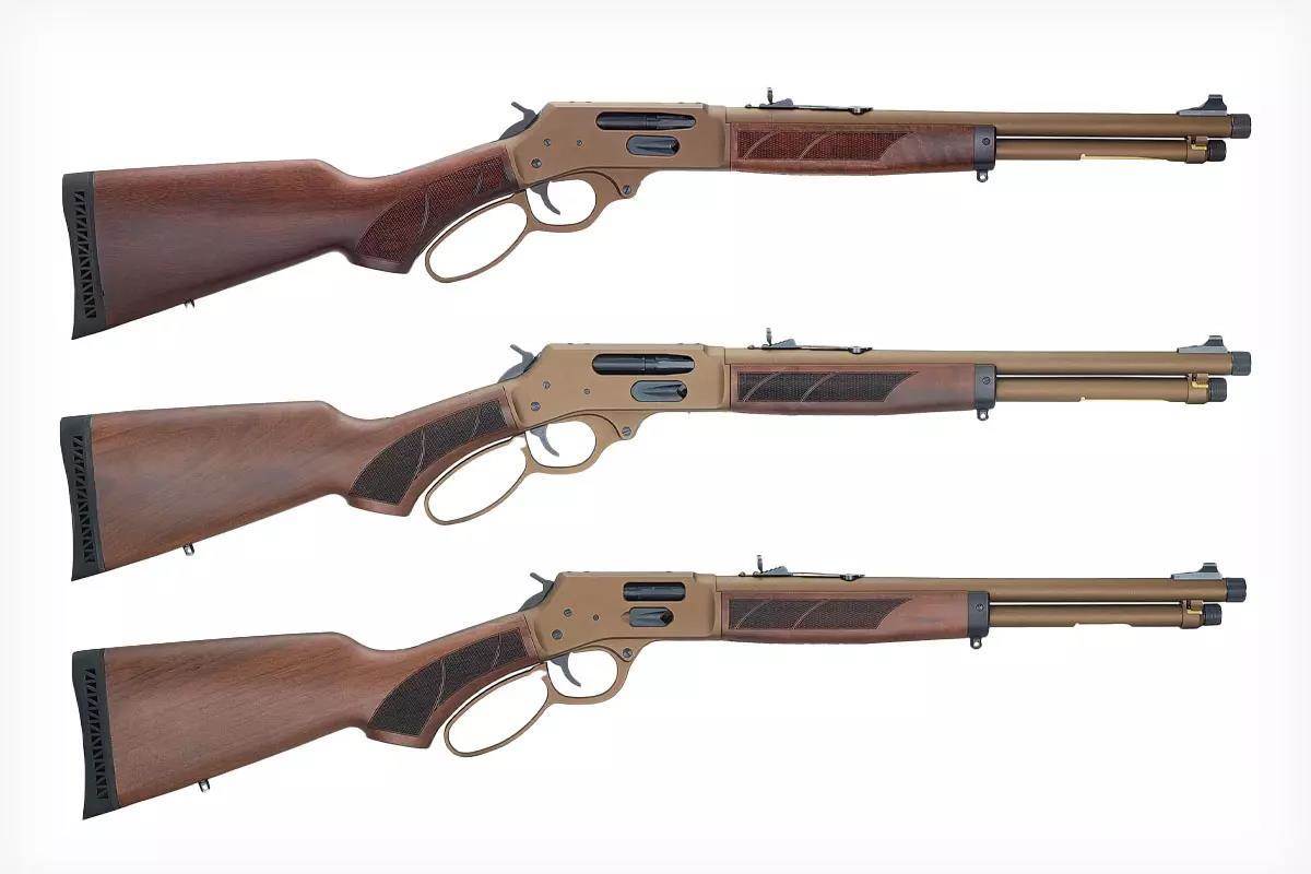SPORTSMANchnl's tweet image. The new green variant of the popular shotgun sight is designed for turkey and wing shooting. Here's our first look at the Henry Explorer Carbine Series via @GunsAndAmmoMag: bit.ly/4cIbTqe

#ITSINOURBLOOD #outdoors #guns #ammo #henry #rifle #carbine