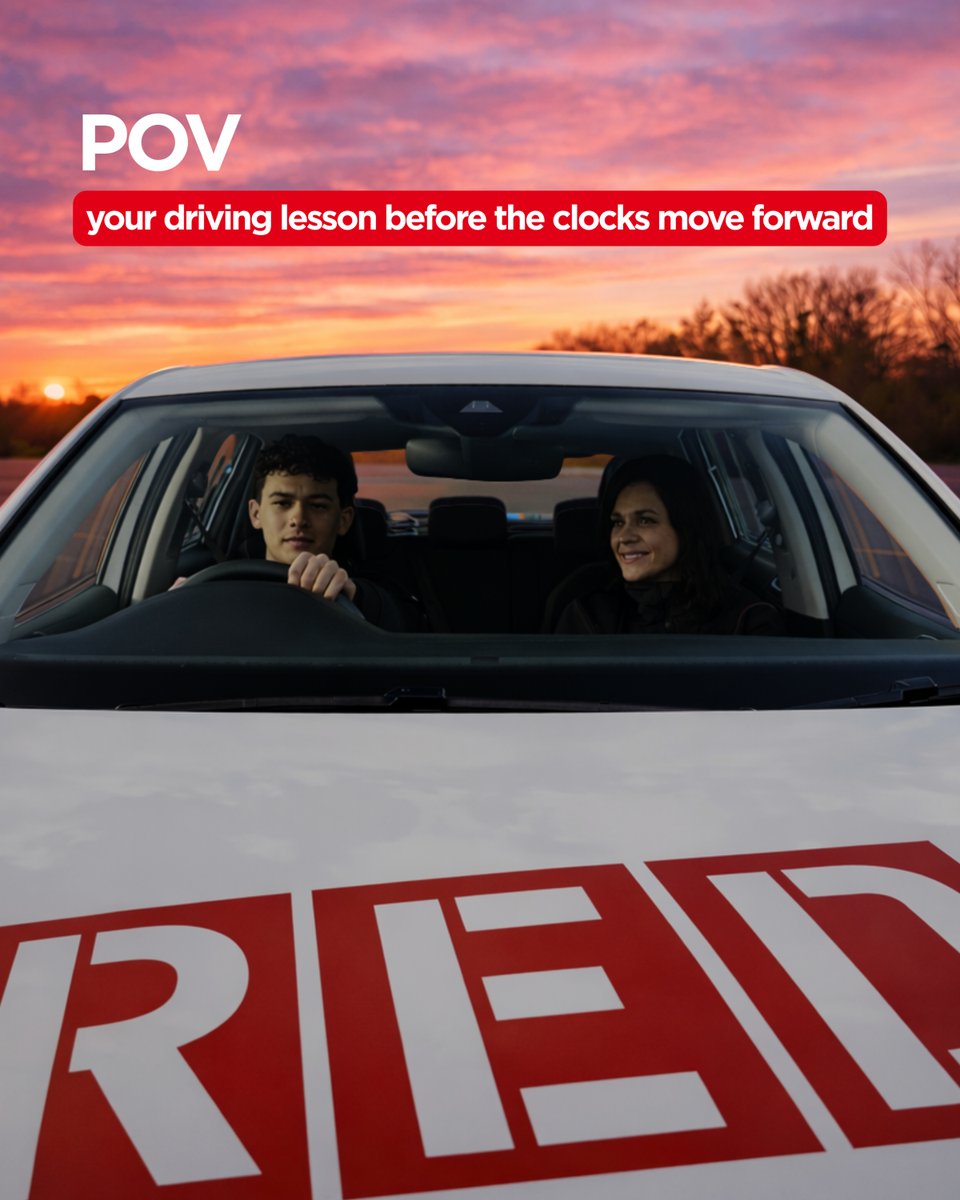 RED Driving School tweet media