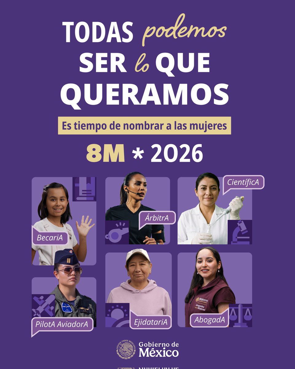 conagua_mx's tweet image. En el Día Internacional de las Mujeres reafirmamos la importancia de que niñas, adolescentes y mujeres crezcan sabiendo que tienen derecho a elegir su camino, desarrollar sus capacidades y participar en todos los espacios de la vida pública.

Junto a @mujeresgobmx retomamos el