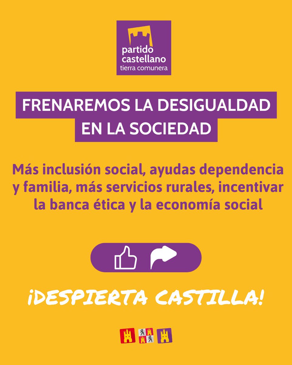 PartCastellano's tweet photo. ¿Quieres conocer nuestro programa electoral? Te contamos algunos puntos clave: folclore, servicios públicos dignos, medio rural vivo y futuro para la juventud.
Consulta todo aquí 👉
https://t.co/sRbMIOswzl
#PCASTC #Elecciones15M #CastillaSeDefiende https://t.co/mfGU8HyEJZ