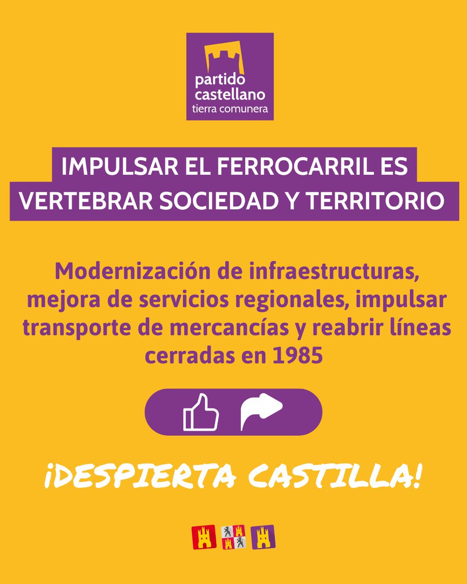 PartCastellano's tweet photo. ¿Quieres conocer nuestro programa electoral? Te contamos algunos puntos clave: folclore, servicios públicos dignos, medio rural vivo y futuro para la juventud.
Consulta todo aquí 👉
https://t.co/sRbMIOswzl
#PCASTC #Elecciones15M #CastillaSeDefiende https://t.co/mfGU8HyEJZ