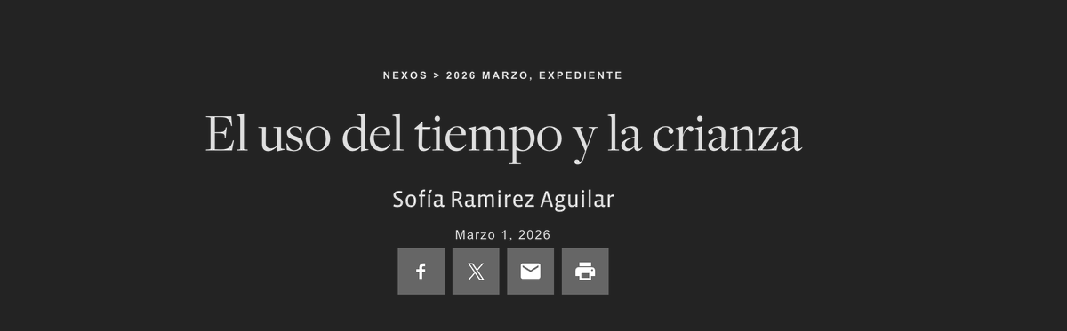 🟣 ¿La informalidad laboral es una elección? Muchas veces no.
Para millones de mujeres en México, trabajar en la informalidad es la única forma de combinar ingresos con la crianza y los cuidados.

✍️ Lee a  <a href="/Sofia_RamirezA/">Sofia R</a> en <a href="/nexosmexico/">Revista Nexos</a> ➡️ nexos.com.mx/?p=92225