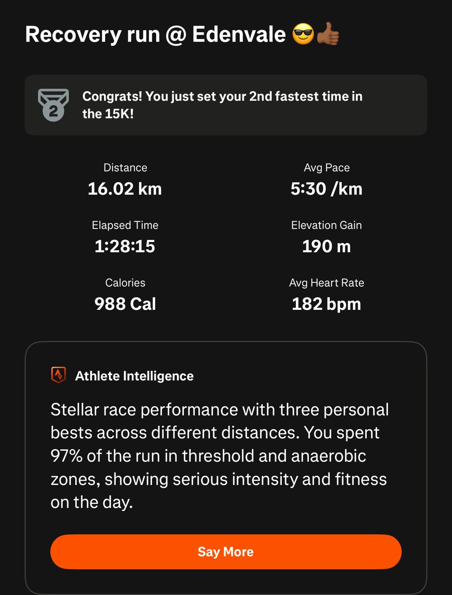 Motlatso_'s tweet photo. Easy long run yesterday ๐๐พ Today we did a recovery run in Edenvale๐#RunningWithTumiSole #choose2BeActive #Happiness #GarminRun #Fetchyourbody2026 #Edenvale https://t.co/Gwn7EILXSp