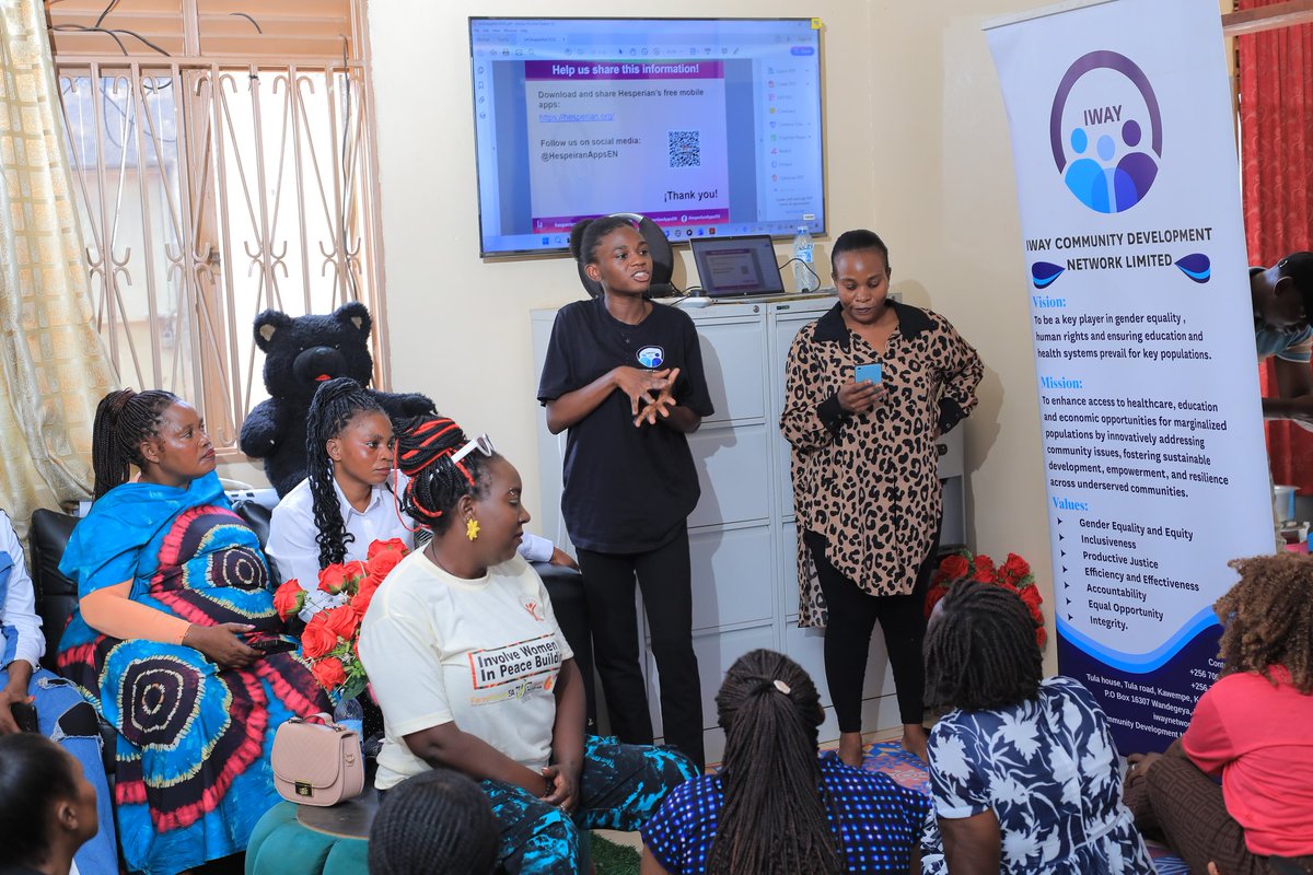 GCWR_Uganda's tweet photo. #IWD2026 was also an opportunity for learning and partnership.
We were honored
to engage with #IWAY and learn about the Hesperian SRH resources, strengthening community access to sexual reproductive health rights information.
#ForAllWomenAndGirls
#FemPeaceEA https://t.co/pCB7aJ7xJm