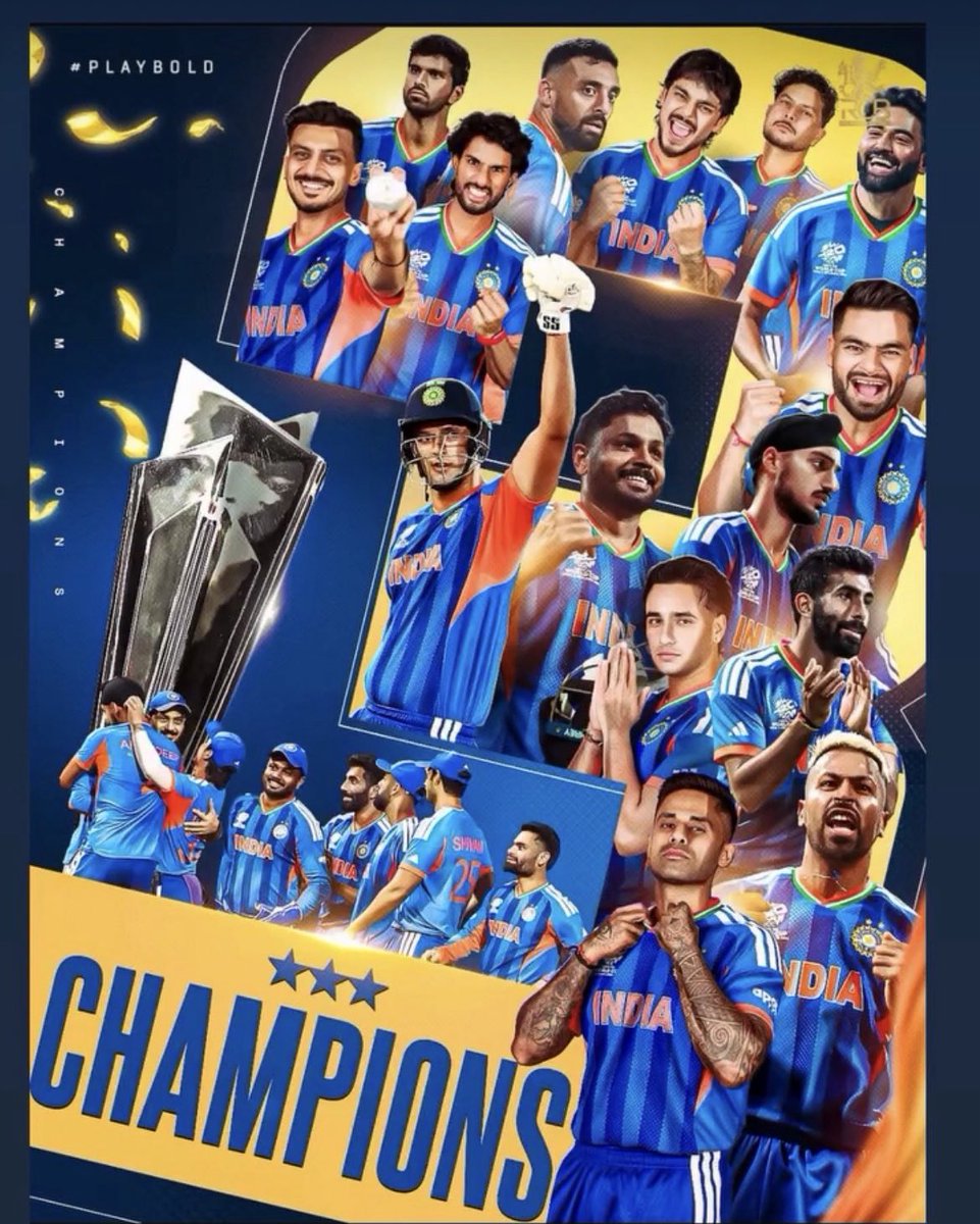 INDIA HAVE WON THE T20 WORLD CUP🏆🇮🇳

- A historic 3rd T20 World Cup for team India. 🇮🇳
#T20WorldCup2026final #INDvsNZ