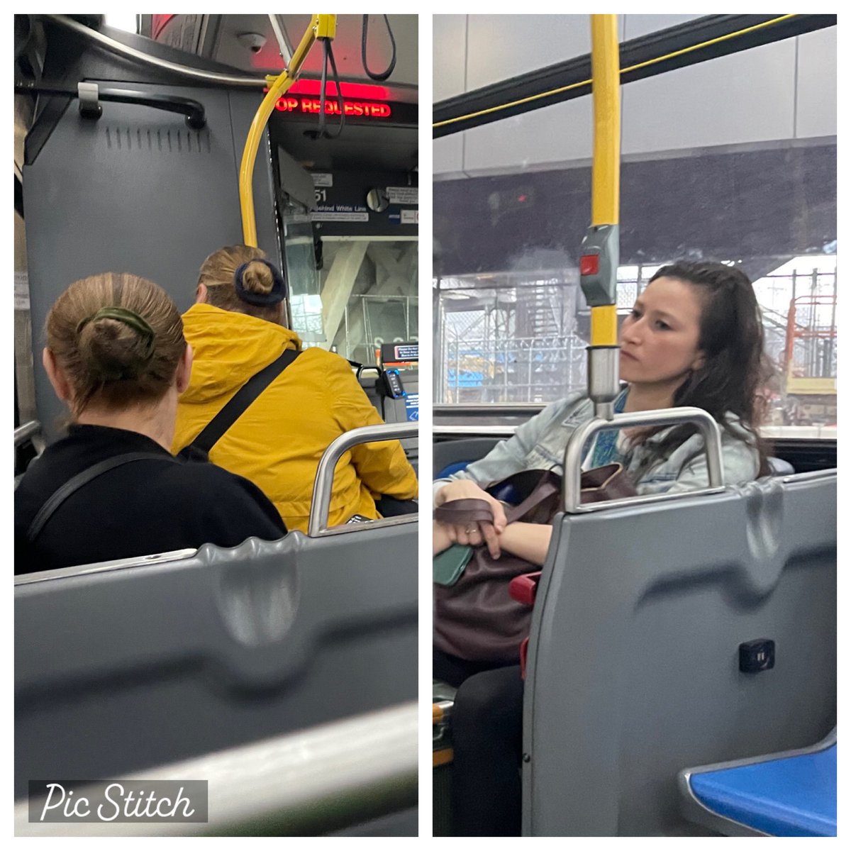 MartPavl's tweet photo. Tichá akce, které si nikdo jiný z autobusu asi ani nevšiml. Silent network of women. Hlídáme si záda. Navzájem se vidíme. 

Na konci cesty jsem si je vyfotila. Mexičanka hledaly terminál a ženská unaveně čekala na svou zastávku.
8/9 https://t.co/w4r4NDm0lH