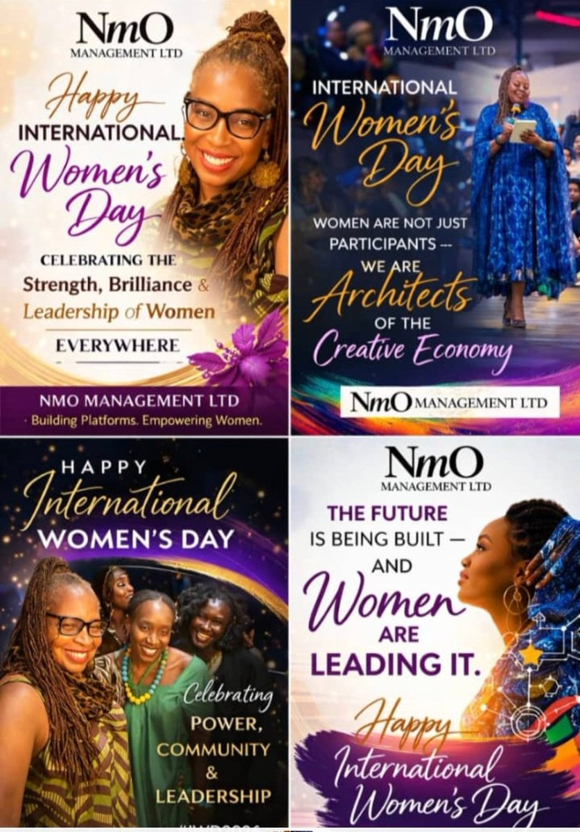caramelchicNg's tweet photo. Happy International Women’s Day.
At NMO Management Ltd, we celebrate the strength, brilliance and leadership of women everywhere.
#InternationalWomensDay #GiveToGain #WomenInLeadership #CreativeEconomy #NMOManagementLtd https://t.co/Cnngm9d920