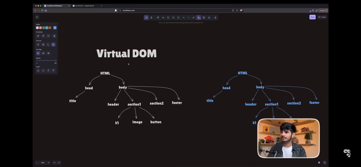 devHamza03's tweet photo. 📅 Day 123 of Web Dev

Focused on strengthening my React fundamentals before moving deeper into backend.

Revised concepts up to the Virtual DOM. Next step: build a few projects to solidify the basics.

Goal remains the same: becoming a full stack developer.

#Day123 #React https://t.co/emoYitiyvU