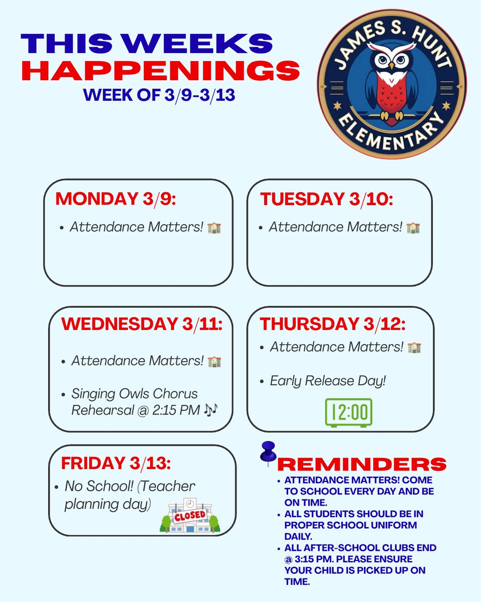 James S. Hunt Elementary tweet media