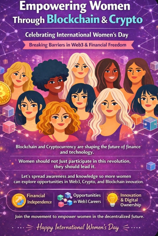 TheSheDAO's tweet photo. Women should not only participate in this technological revolution  they should lead it. By learning, building, and supporting each other, we can break barriers and open doors for more women in Web3 https://t.co/PARGybXvYK