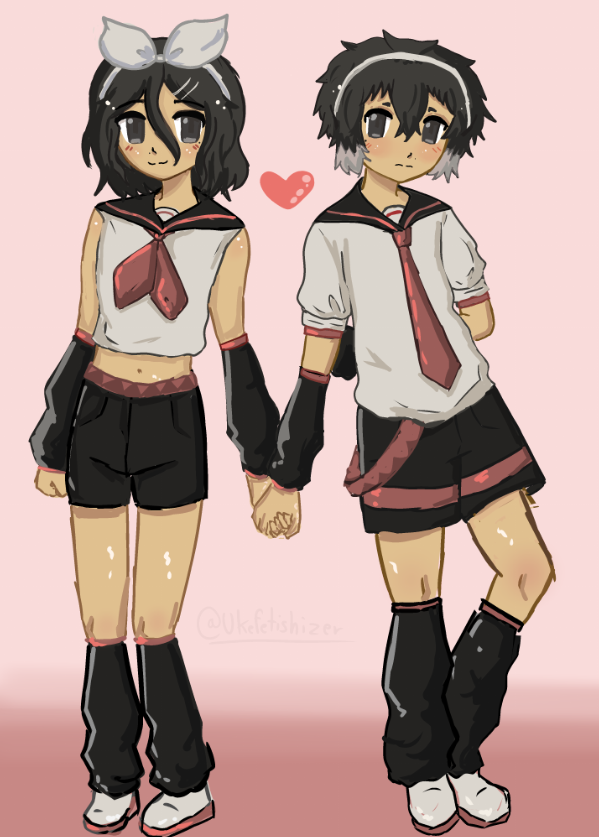 UkeFetishizer's tweet image. #Akutagawa #Gin #Akucest

My len and rin r lookign a bit different  ( ˶°ㅁ°) !!