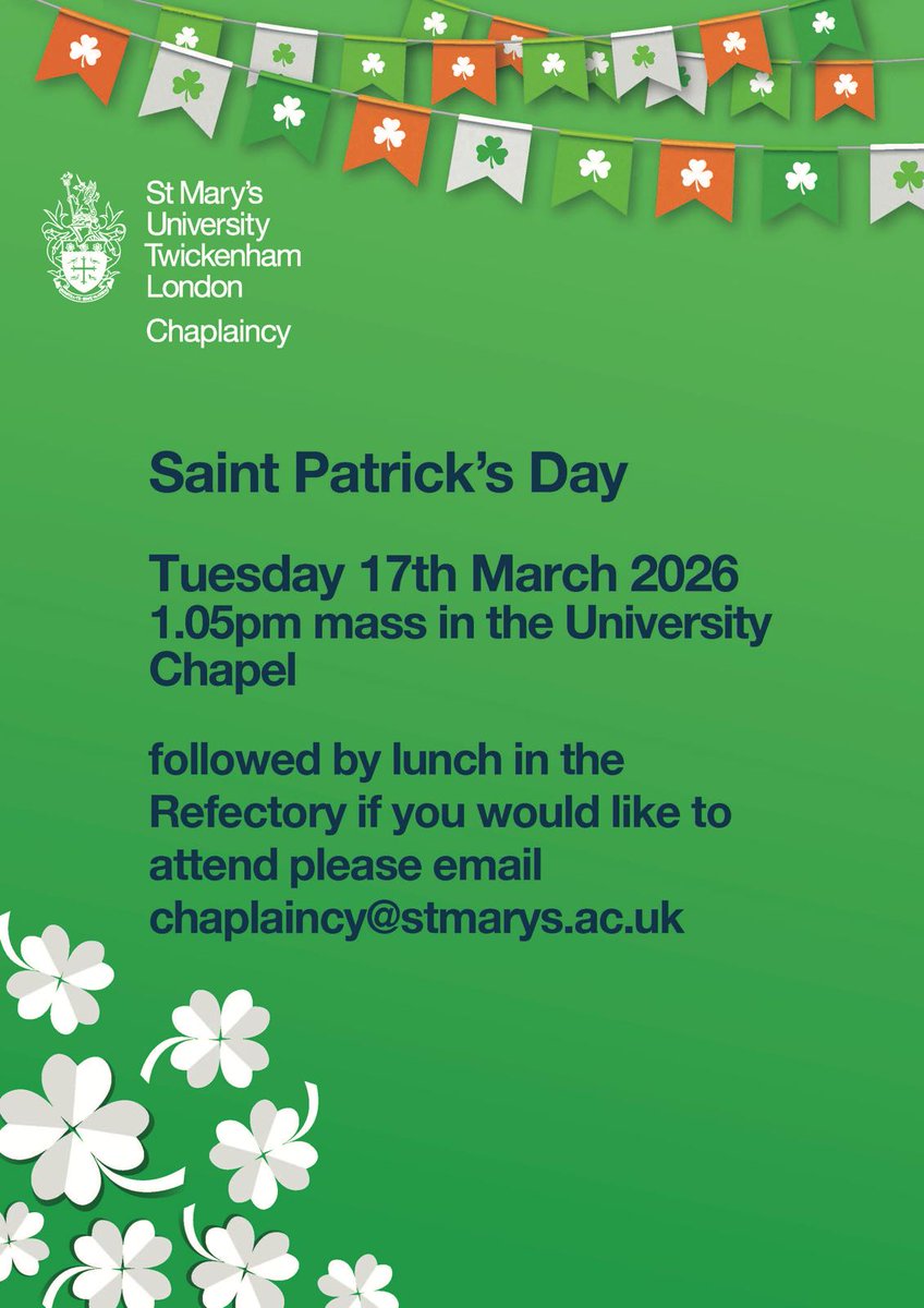 St Mary's University Chaplaincy tweet media