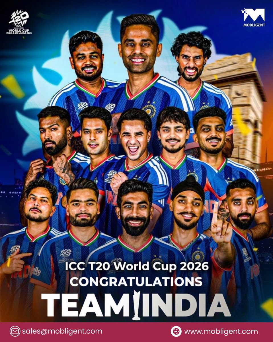 chittu87's tweet photo. Heartiest congratulations to Team India winning third T20 World Cup 🏆 

#IndianCricketTeam #T20WC2026 https://t.co/rwjnpJHUuW