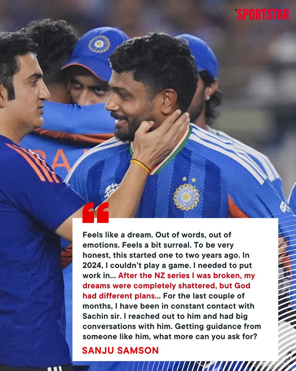 Sanju Samson reveals that he felt his dreams were shattered post the New Zealand series before the turnaround  ❤️