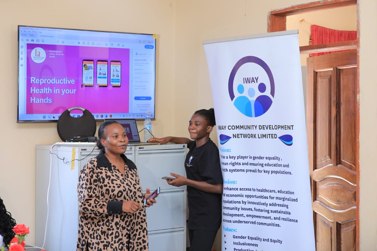 IWAYNETWORK's tweet photo. Through our digital feminism approach and in partnership with @GCWR_Uganda , marked International Women’s Day by disseminating SRHR mobile apps that provide accessible, stigma-free sexual and reproductive health information so that women can access trusted SRHR information. https://t.co/ckUMXfeZkX