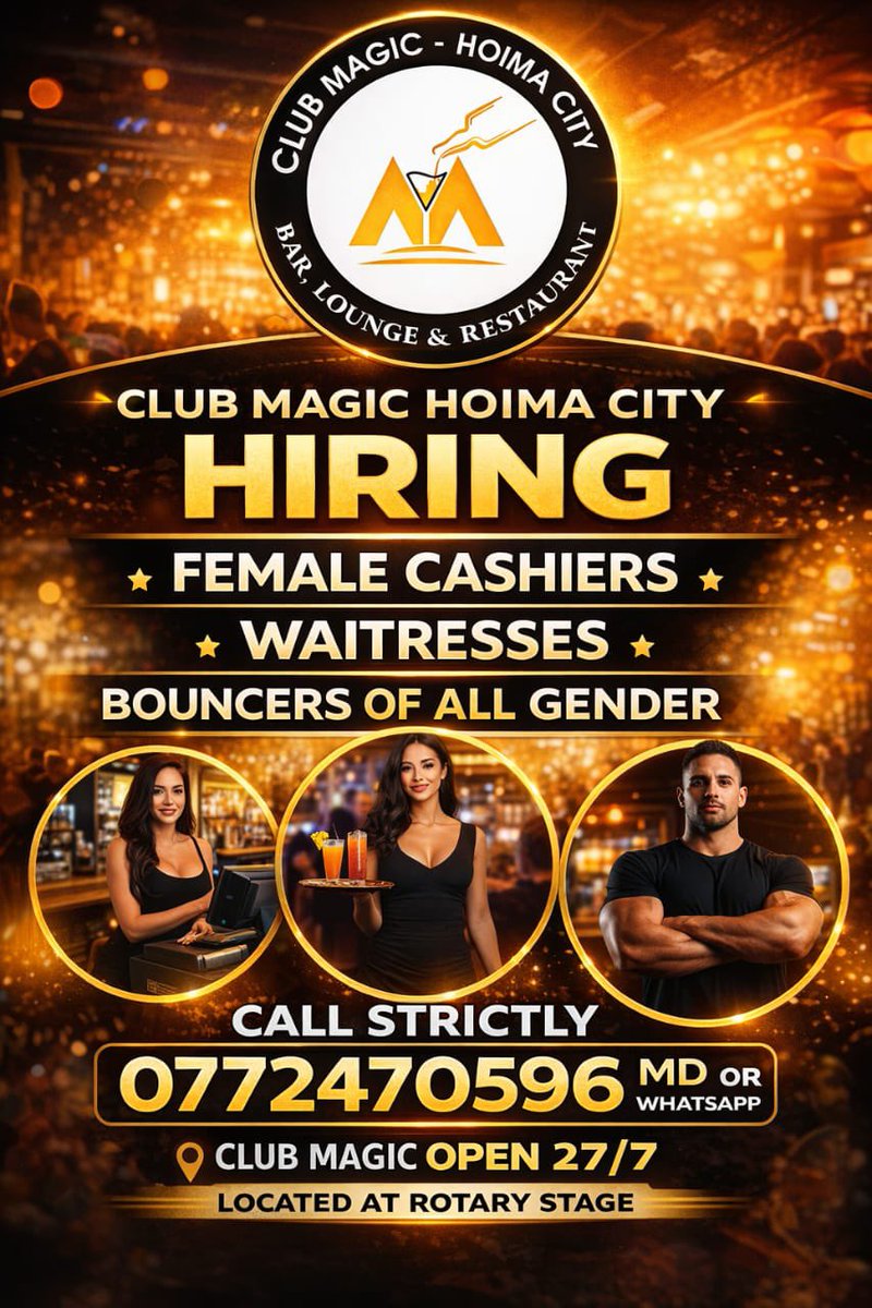ClubMagicHoima's tweet photo. Opportunities still open https://t.co/S3rqosT5Df