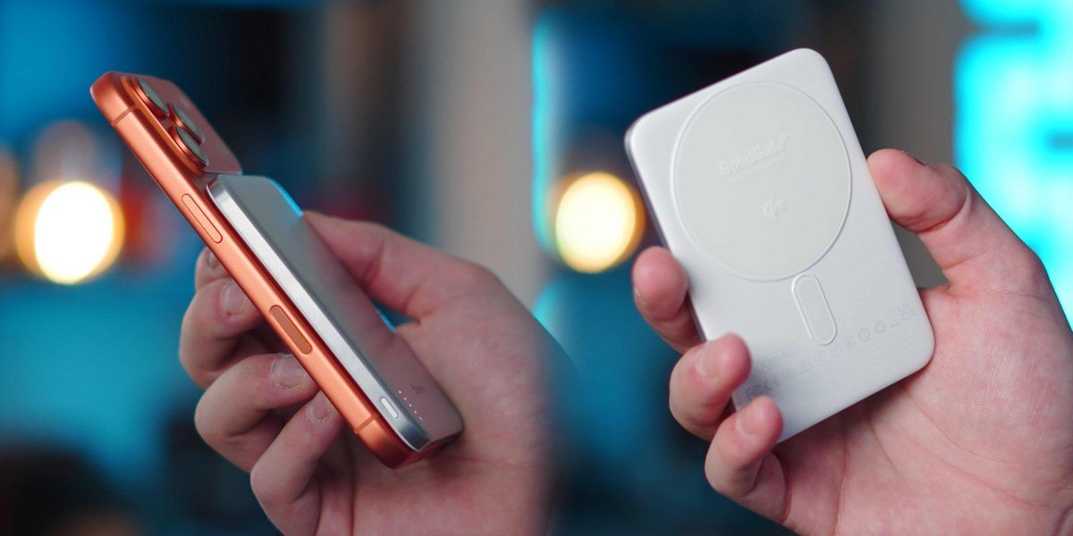 Experience the future of portable charging with BMX's SolidSafe Air: ultra-thin, powerful, and designed for the modern user. Link: thedailytechfeed.com/bmx-solidsafe-… #Technology #Innovation #Battery #Charging #Portable #Power #Design #Modern #UltraThin #Efficiency #Recharge #Magnet