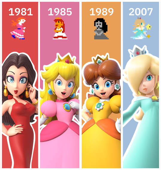Happy International Women's Day to the Super Mario Girlies. ❤️🩷💙💛